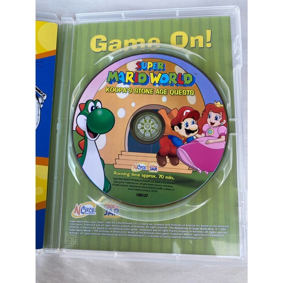 Super Mario World: Koopa's Stone Age Quests [DVD] 1991 - Picture 4 of 5